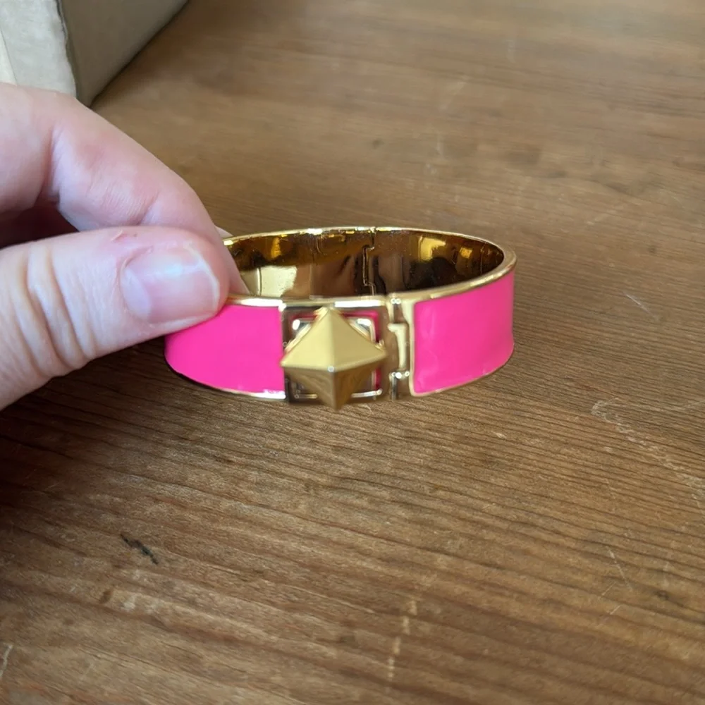 Kate Spade Pyramid Stud Turn-Lock Bangle - Picture 4 of 8